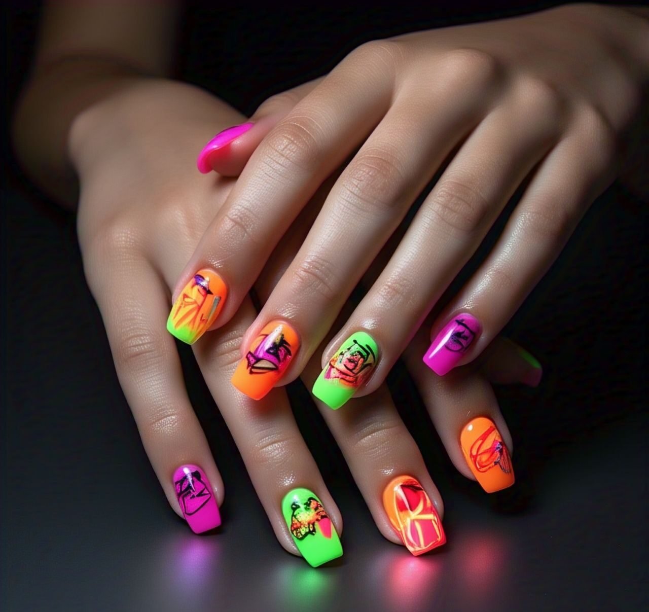 Neon Nails